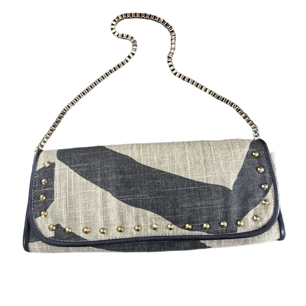 Loft Safari Print Maxi Clutch never been used